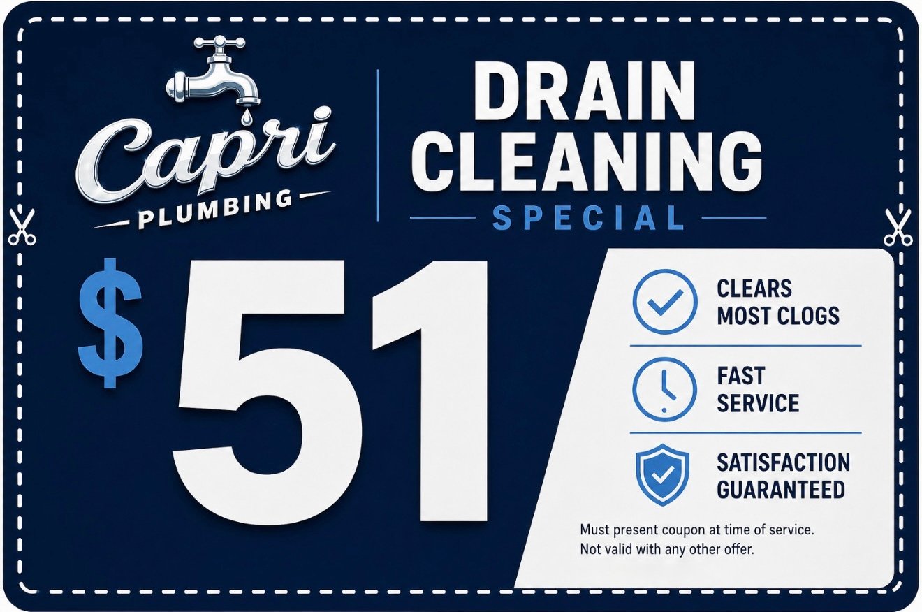 Drain Cleaning Special — $51