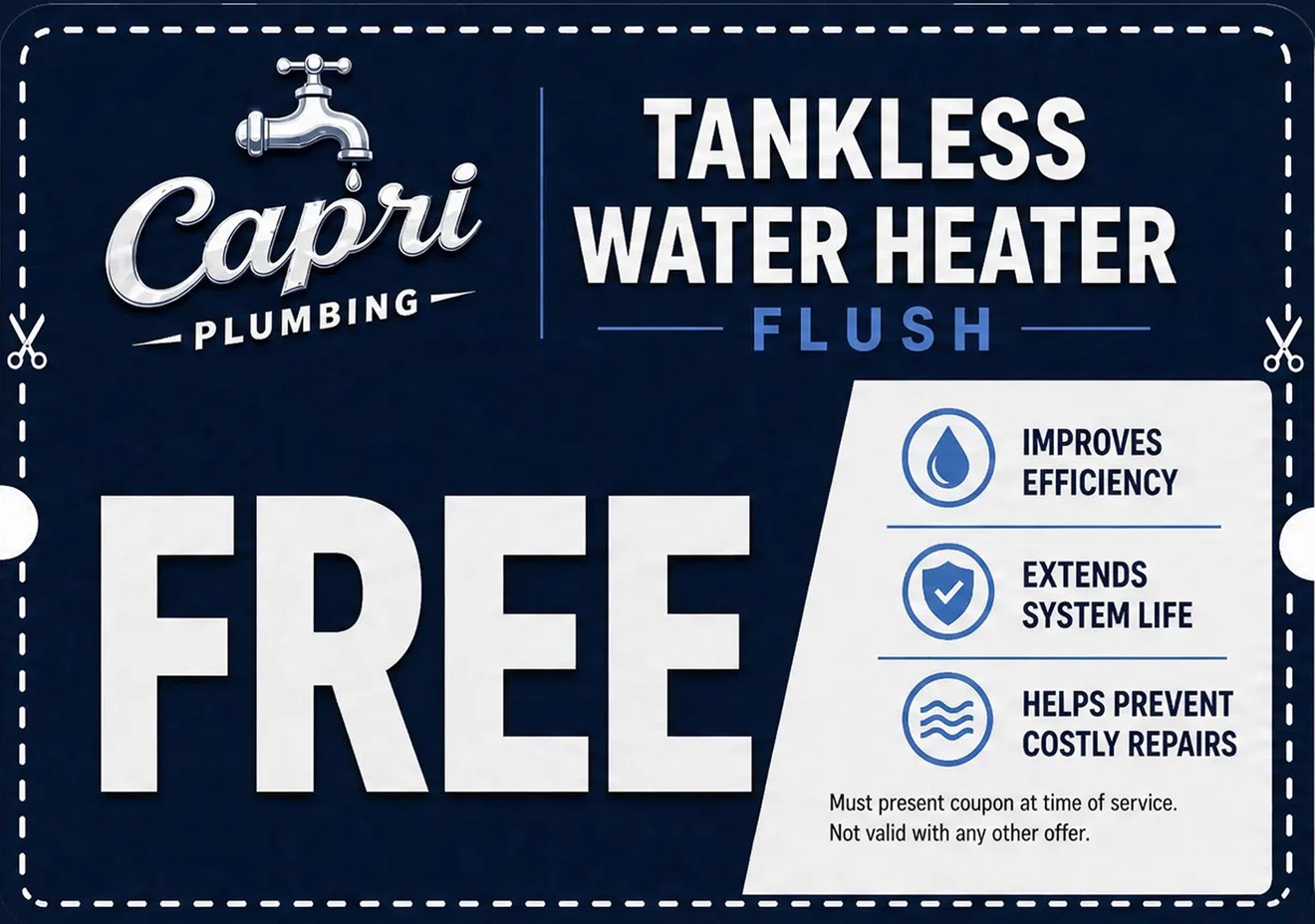 Tankless Water Heater Flush — FREE