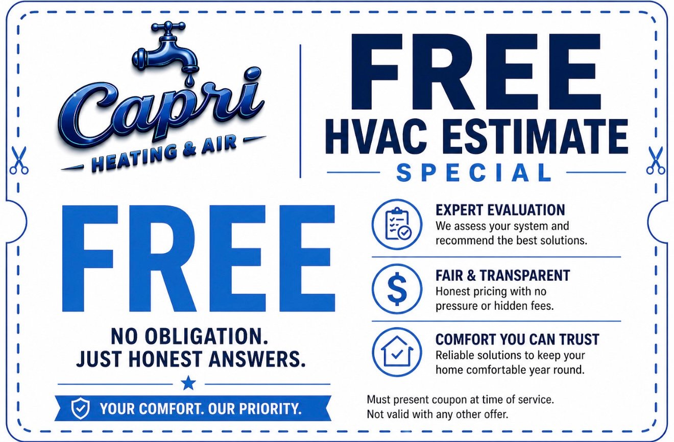 Capri Heating & Air — Free HVAC Estimate Special